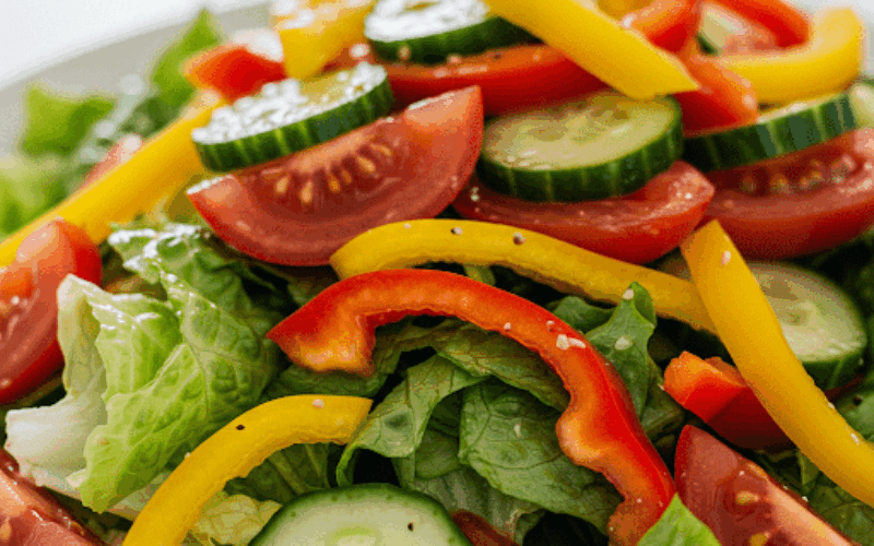 Salada colorida