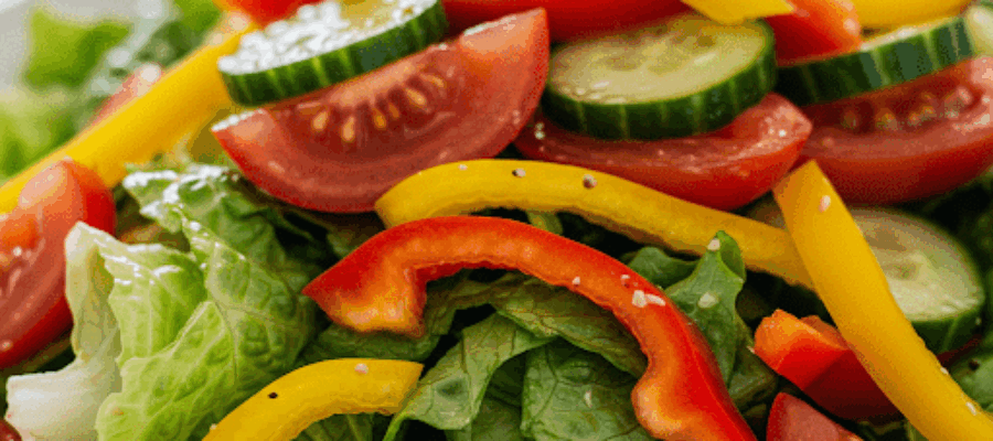 Salada colorida